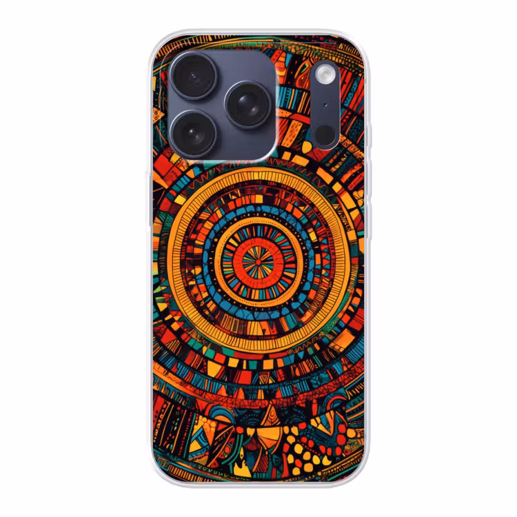 Mandala - Cirkels - Patronen Telefoonhoesje iPhone 17 Pro klein -3d
