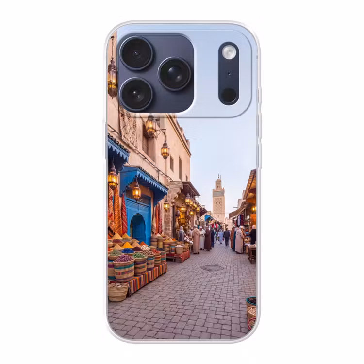 Handyhülle - Markt – Orientalisch – Farbenfroh - Markt - Oosters - Kleurrijk Telefoonhoesje iPhone 17 Pro klein