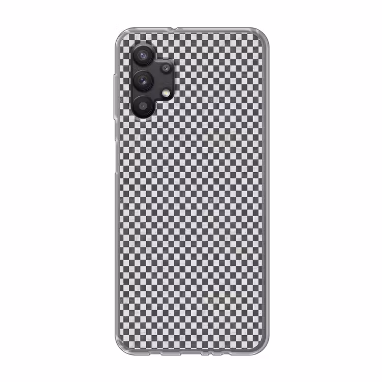 Marmer - Patroon - Grijs Telefoonhoesje Samsung Galaxy A32 5G klein 346 -3d