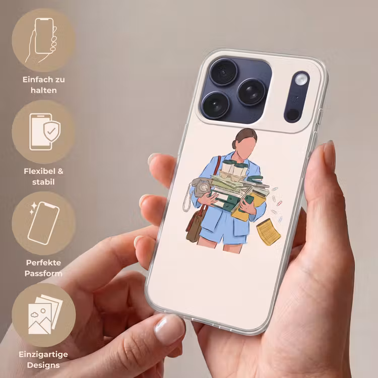 Mens - Kantoorartikelen - Werk - Modern Telefoonhoesje iPhone 17 Pro klein -sfeer3_DE