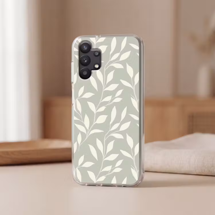 Minimalistisch - Patroon - Groen Telefoonhoesje Samsung Galaxy A32 5G klein 346 -sfeer2