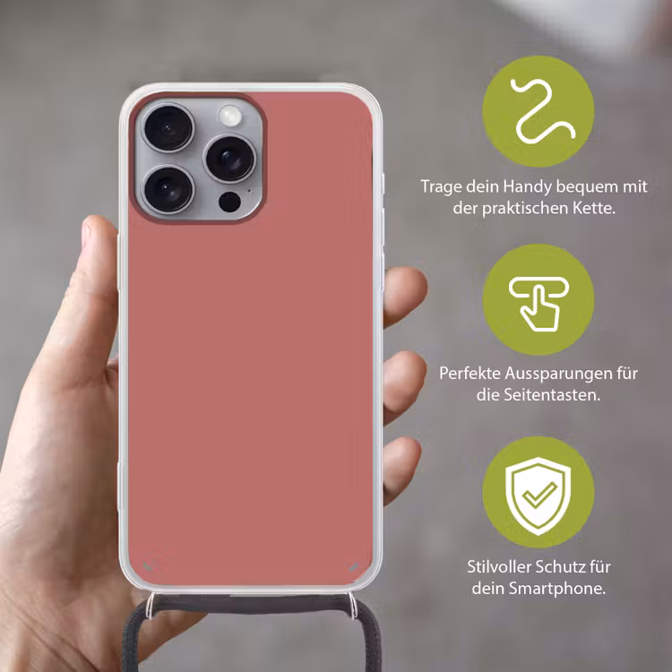 Ancient - Rose - Roze Hoesje iPhone 16 Pro Max met koord klein 804 -sfeer2_DE