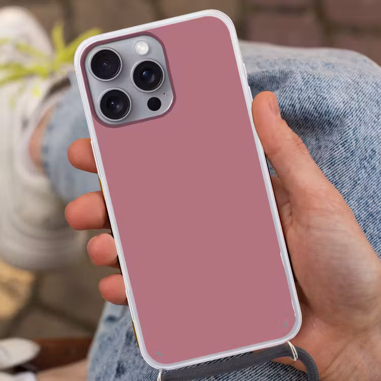 Antique - Mauve - Roze Hoesje iPhone 16 Pro Max met koord klein 804 -sfeer3