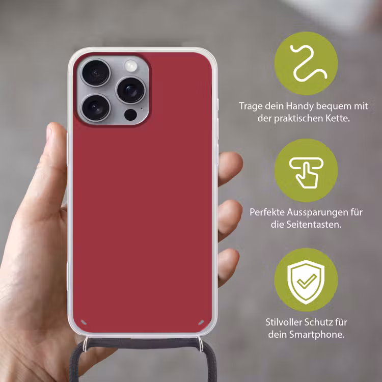 Antique - Ruby - Rood Hoesje iPhone 16 Pro Max met koord klein 804 -sfeer2_DE
