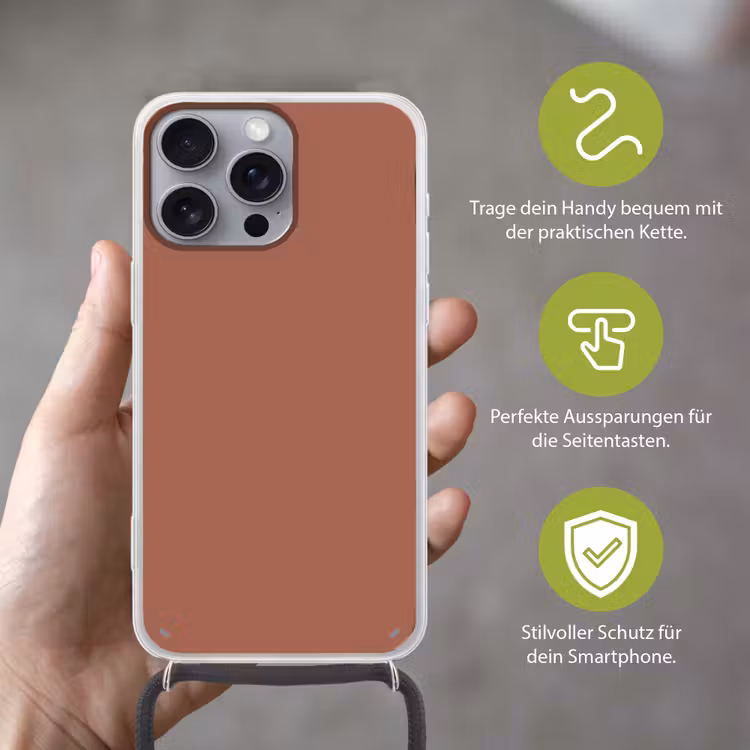 Baked - Earth - Oranje Hoesje iPhone 16 Pro Max met koord klein 804 -sfeer2_DE