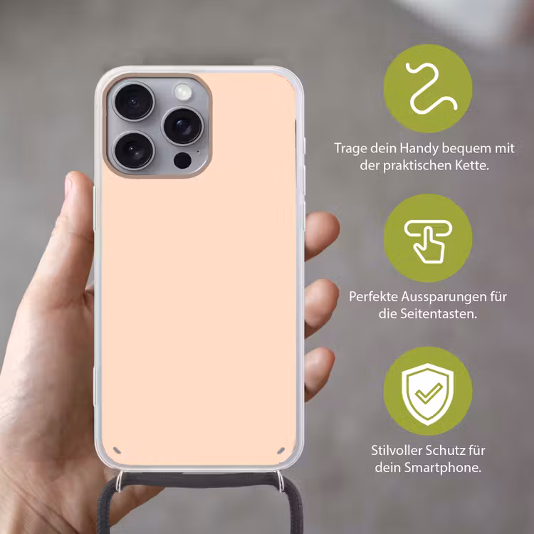 Pale - Peach - Nude Hoesje iPhone 16 Pro Max met koord klein 804 -sfeer2_DE