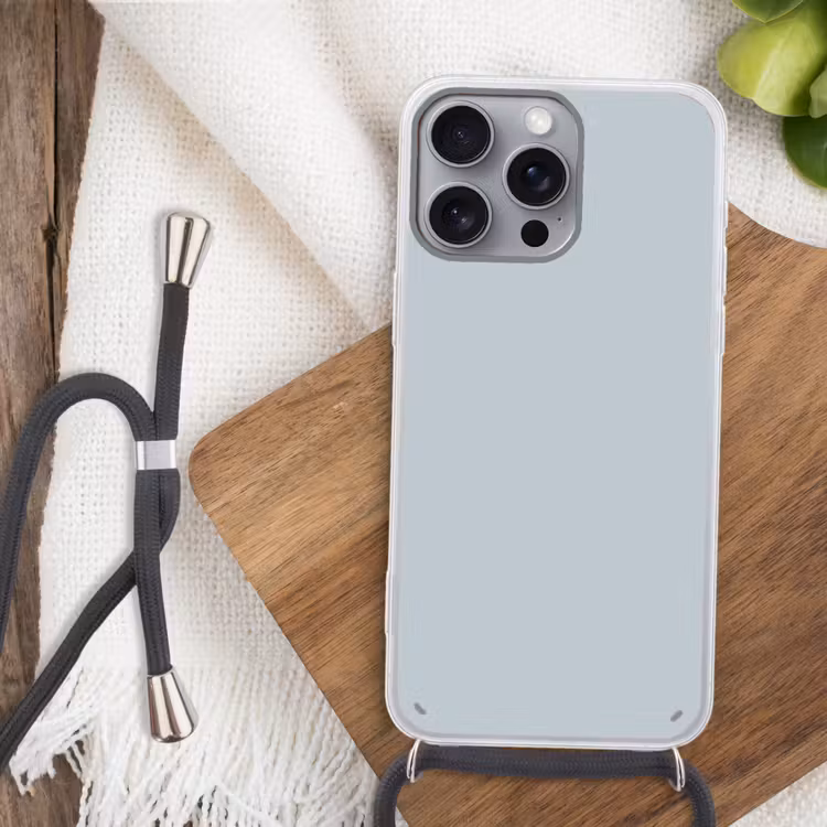 Blue - Bay - Blauw Hoesje iPhone 16 Pro Max met koord klein 804 -sfeer4