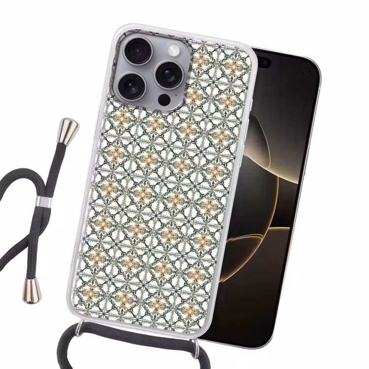 Floraal - Verweerd - Keurrijk Hoesje iPhone 16 Pro Max met koord klein 804 -sfeer1