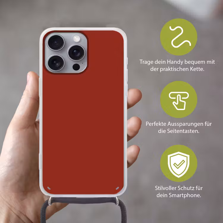 Burnt - Copper - Rood Hoesje iPhone 16 Pro Max met koord klein 804 -sfeer2_DE