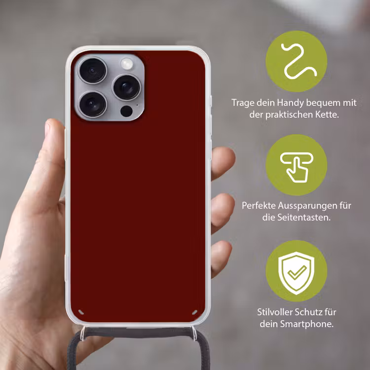 Burnt - Mahogany - Rood Hoesje iPhone 16 Pro Max met koord klein 804 -sfeer2_DE