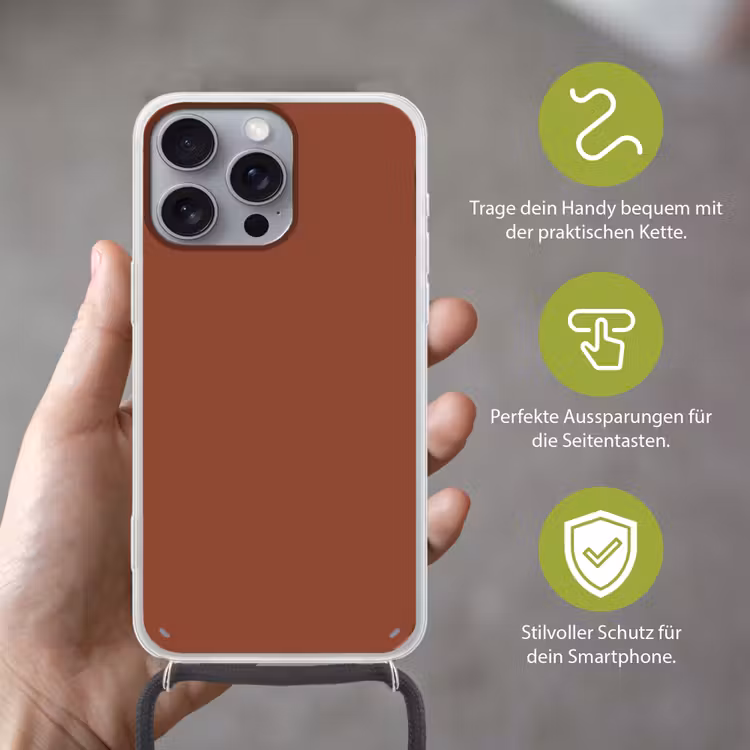 Burnt - Mahogany - Terracotta Hoesje iPhone 16 Pro Max met koord klein 804 -sfeer2_DE