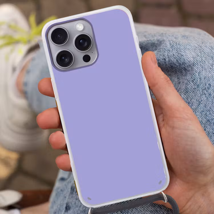 Ceil - Paars - Lila Hoesje iPhone 16 Pro Max met koord klein 804 -sfeer3