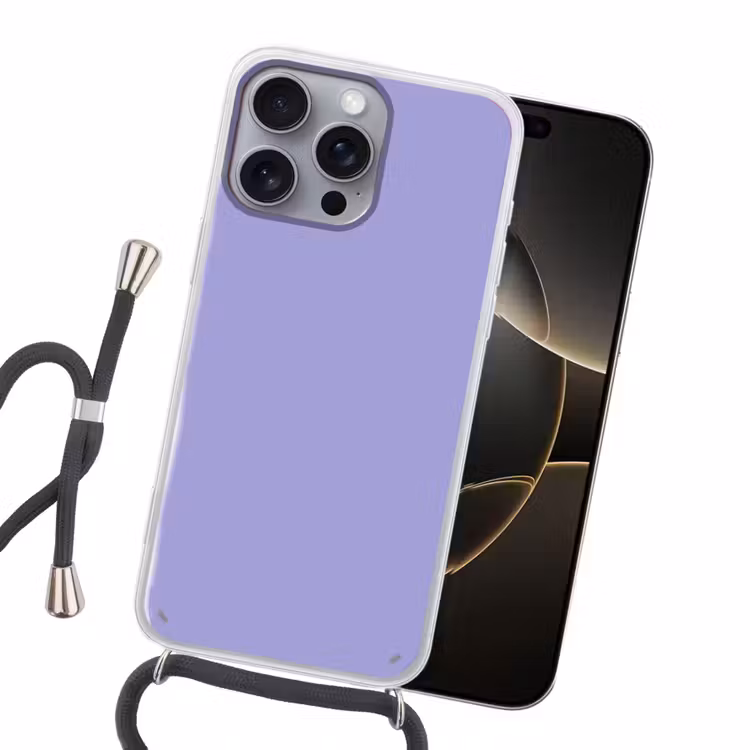 Ceil - Paars - Lila Hoesje iPhone 16 Pro Max met koord klein 804 -sfeer1