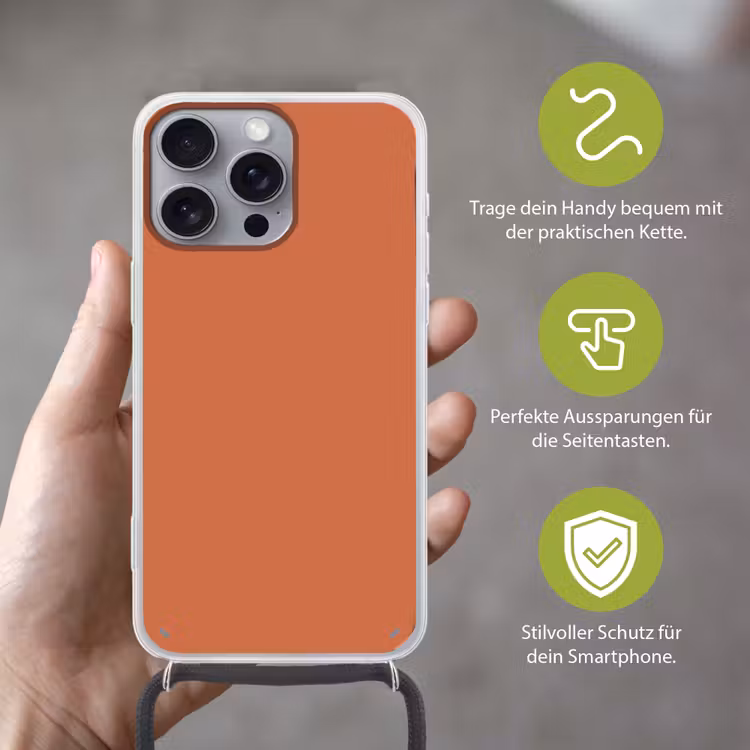 Classic - Terracotta - Oranje Hoesje iPhone 16 Pro Max met koord klein 804 -sfeer2_DE
