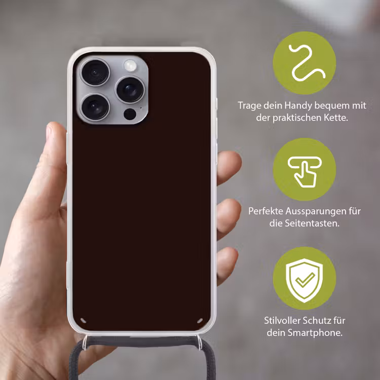 Deep - Obsidian - Bruin Hoesje iPhone 16 Pro Max met koord klein 804 -sfeer2_DE