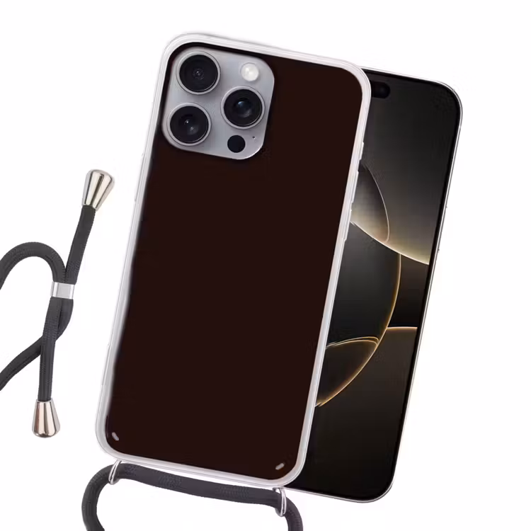 Deep - Obsidian - Bruin Hoesje iPhone 16 Pro Max met koord klein 804 -sfeer1