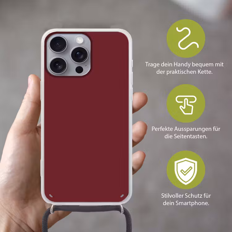 Dark - Garnet - Rood Hoesje iPhone 16 Pro Max met koord klein 804 -sfeer2_DE
