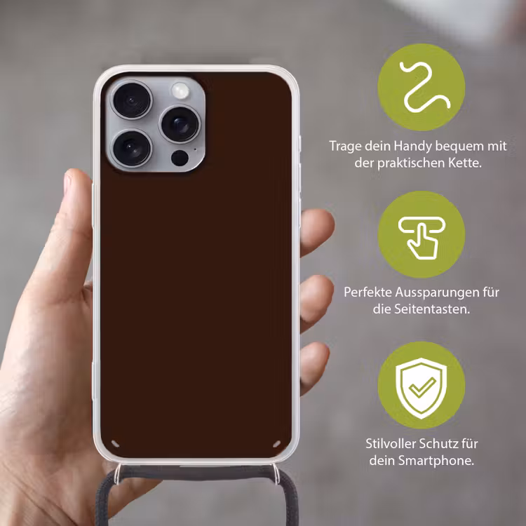 Dark - Chocolate - Bruin Hoesje iPhone 16 Pro Max met koord klein 804 -sfeer2_DE