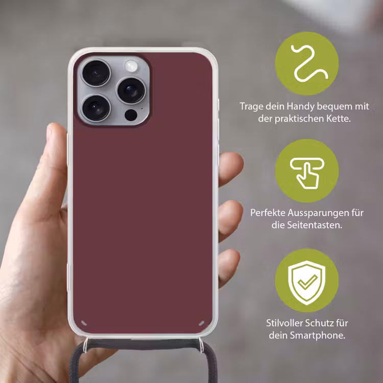 Dusty - Rose - Roze Hoesje iPhone 16 Pro Max met koord klein 804 -sfeer2_DE