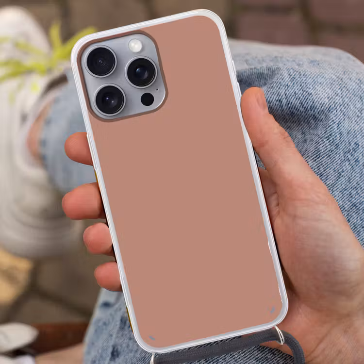 Earthy - Blusher - Roze Hoesje iPhone 16 Pro Max met koord klein 804 -sfeer3