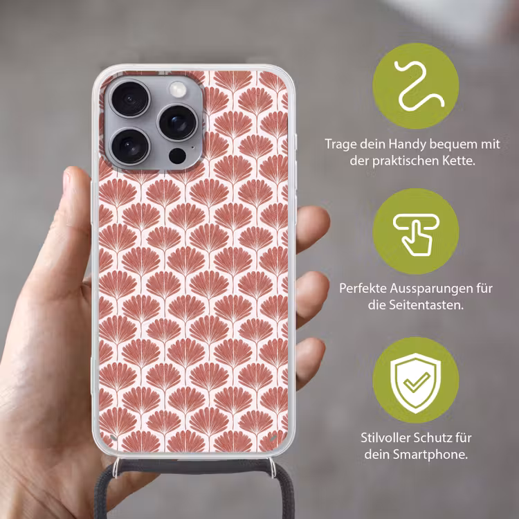 Waaier - Motief - Terra Hoesje iPhone 16 Pro Max met koord klein 804 -sfeer2_DE