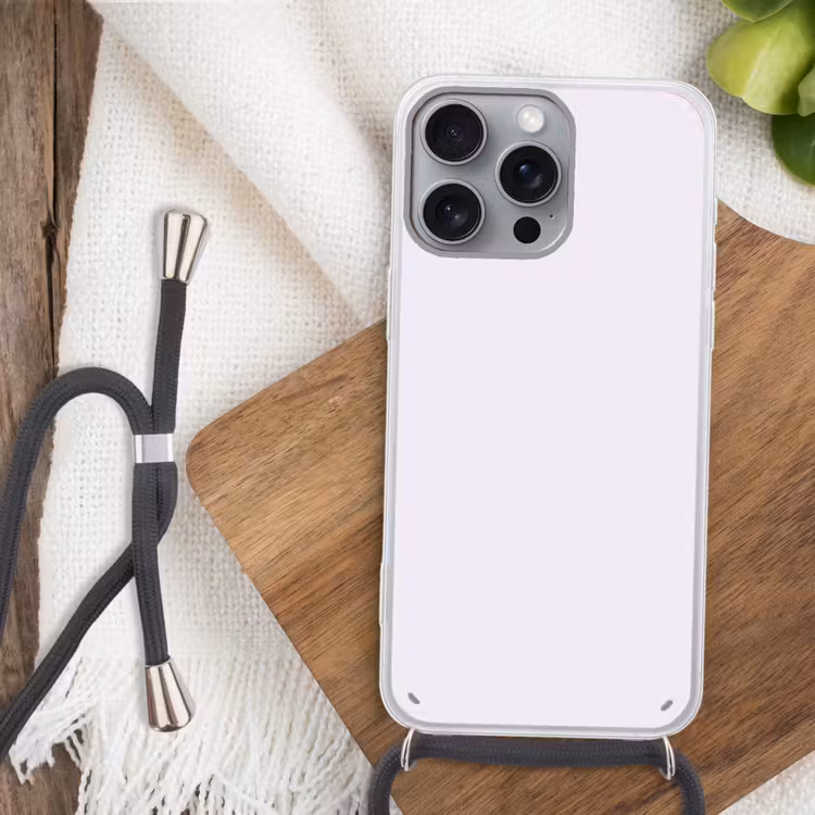 Lilac - Luxe - Paars Hoesje iPhone 16 Pro Max met koord klein 804 -sfeer4