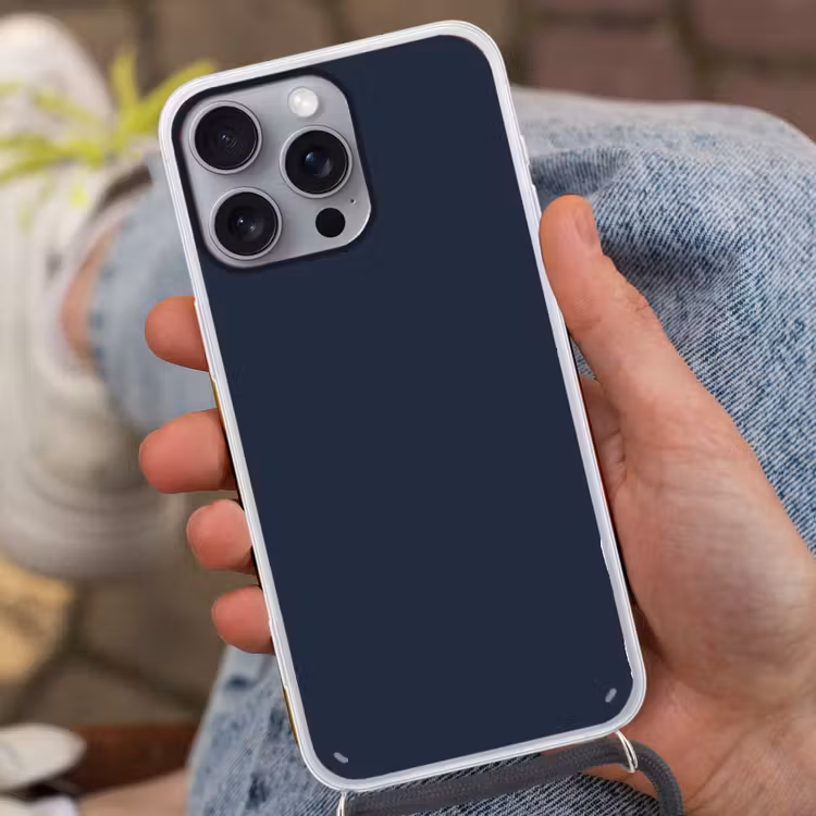 Geldersblauw - Blauw - Klassiek Hoesje iPhone 16 Pro Max met koord klein 804 -sfeer3