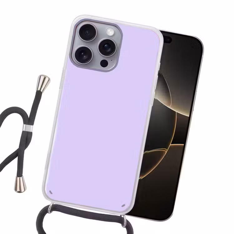 Light - Orchid - Paars Hoesje iPhone 16 Pro Max met koord klein 804 -sfeer1