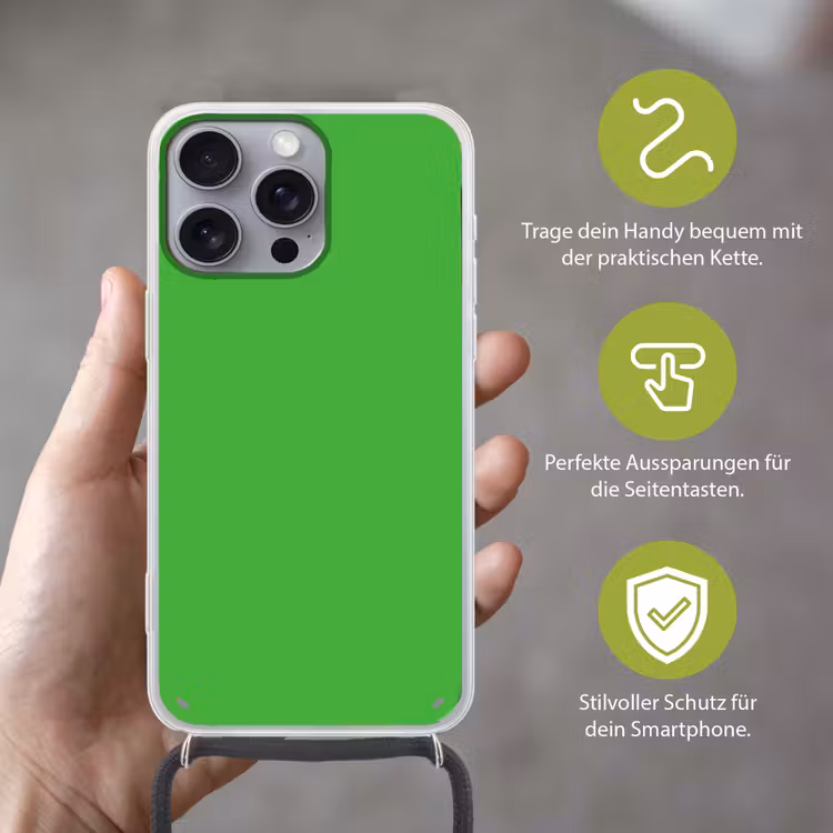 Kelly - Green - Groen Hoesje iPhone 16 Pro Max met koord klein 804 -sfeer2_DE