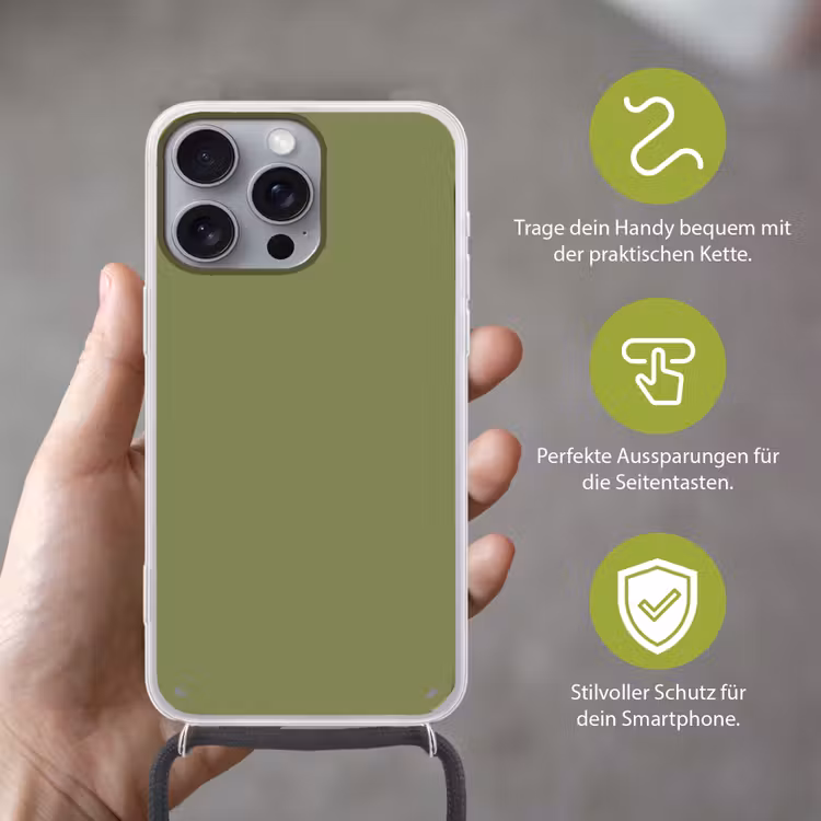 Herbal - Matcha - Groen Hoesje iPhone 16 Pro Max met koord klein 804 -sfeer2_DE