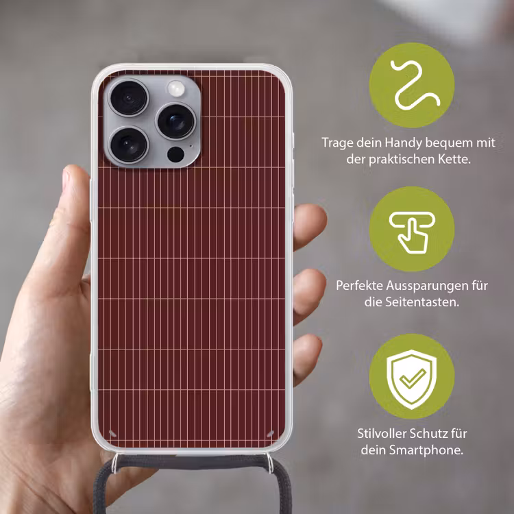 Lijnen - Patroon - Bordeaux Hoesje iPhone 16 Pro Max met koord klein 804 -sfeer2_DE