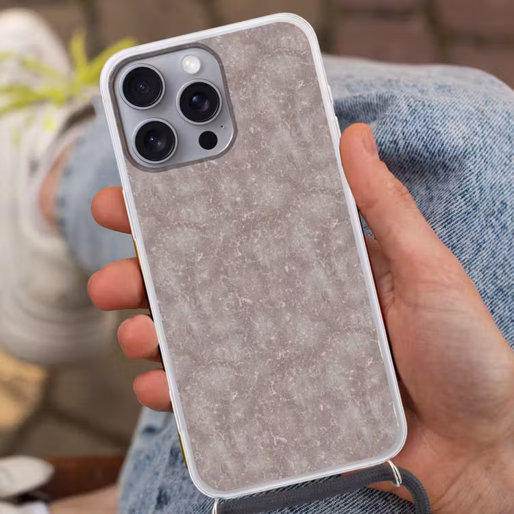 Marmer - Patroon - Mauve Hoesje iPhone 16 Pro Max met koord klein 804 -sfeer3