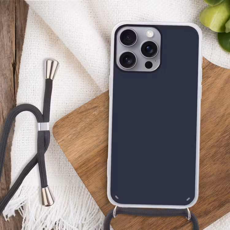Midnight - Swing - Blauw Hoesje iPhone 16 Pro Max met koord klein 804 -sfeer4