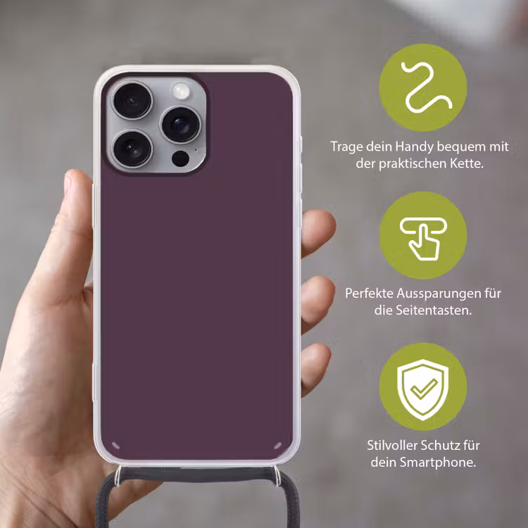 Midnight - Plum - Paars Hoesje iPhone 16 Pro Max met koord klein 804 -sfeer2_DE