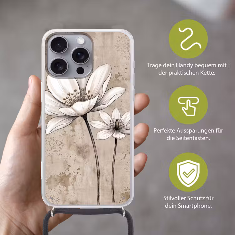 Modern - Design - Wit Hoesje iPhone 16 Pro Max met koord klein -sfeer2_DE