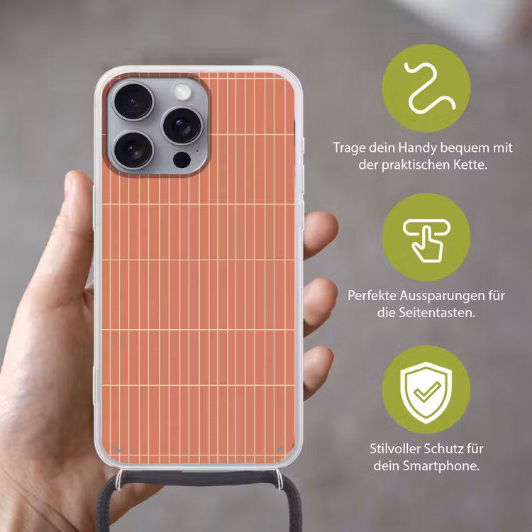 Patroon - Tegels - Terracotta Hoesje iPhone 16 Pro Max met koord klein 804 -sfeer2_DE