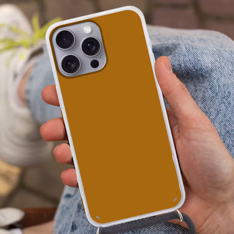 Ocre - Gold - Geel Hoesje iPhone 16 Pro Max met koord klein 804 -sfeer3
