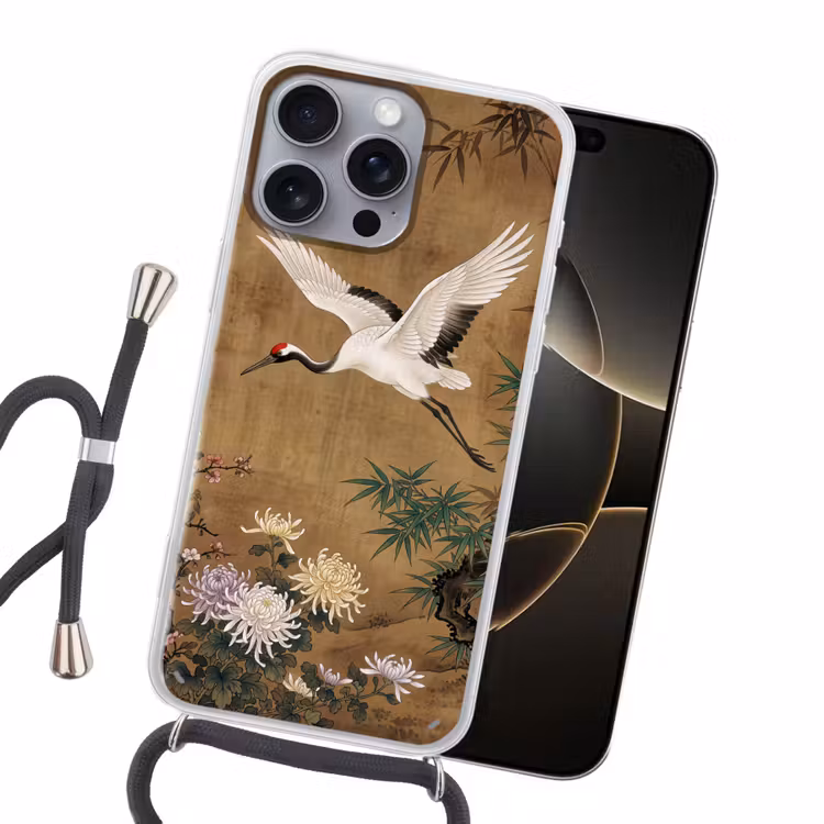 Oosters - Elegant - Kleurrijk Hoesje iPhone 16 Pro Max met koord klein -sfeer1