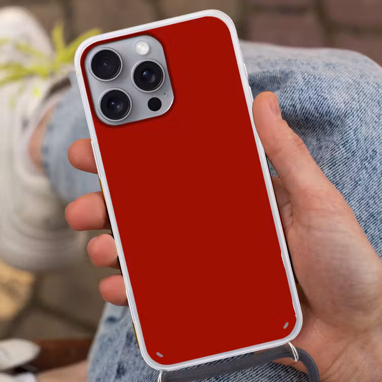 Oxblood - Maroon - Rood Hoesje iPhone 16 Pro Max met koord klein 804 -sfeer3