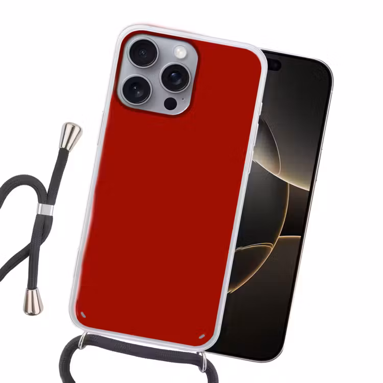 Oxblood - Maroon - Rood Hoesje iPhone 16 Pro Max met koord klein 804 -sfeer1