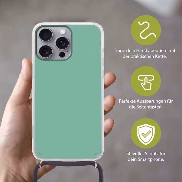 Ocean - Jade - Groen Hoesje iPhone 16 Pro Max met koord klein 804 -sfeer2_DE