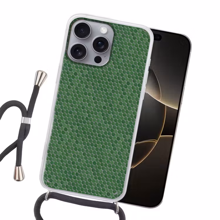 Penny - Mozaïek - Bosgroen - Green Hoesje iPhone 16 Pro Max met koord klein 804 -sfeer1