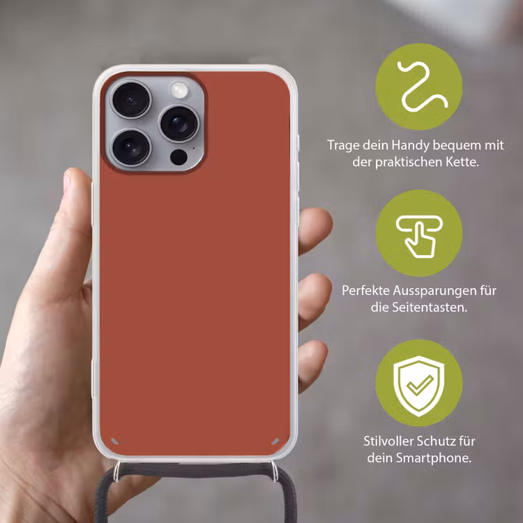 Rustic - Terracotta - Oranje Hoesje iPhone 16 Pro Max met koord klein 804 -sfeer2_DE