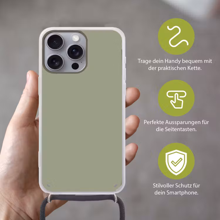 Sage - Mist - Groen Hoesje iPhone 16 Pro Max met koord klein 804 -sfeer2_DE