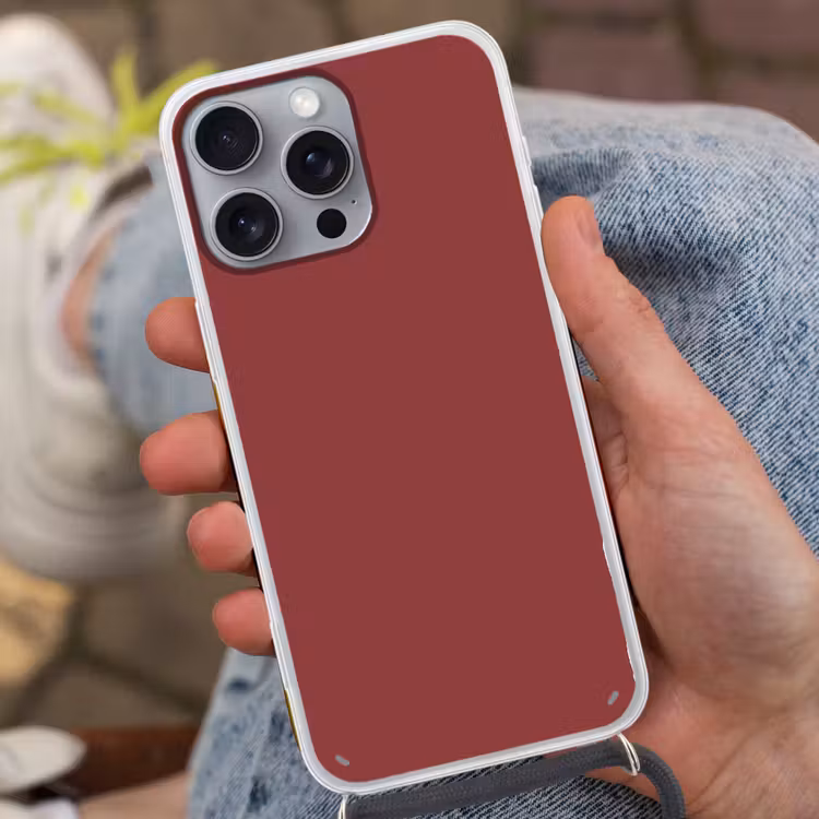 Barn - Antique - Rood Hoesje iPhone 16 Pro Max met koord klein 804 -sfeer3