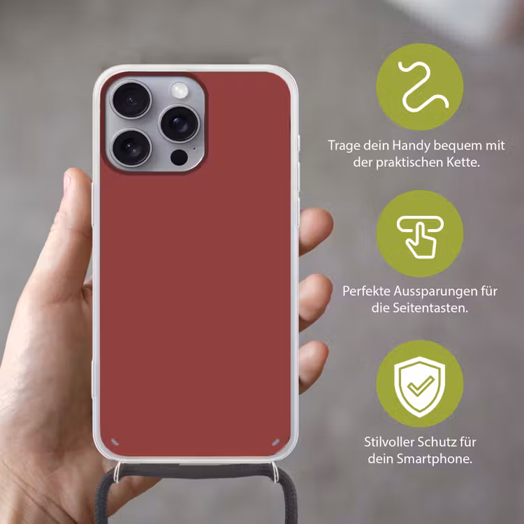 Barn - Antique - Rood Hoesje iPhone 16 Pro Max met koord klein 804 -sfeer2_DE