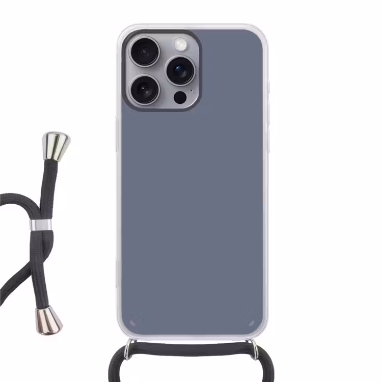 Slate - Whisper - Blauw Hoesje iPhone 16 Pro Max met koord klein 804 -3d