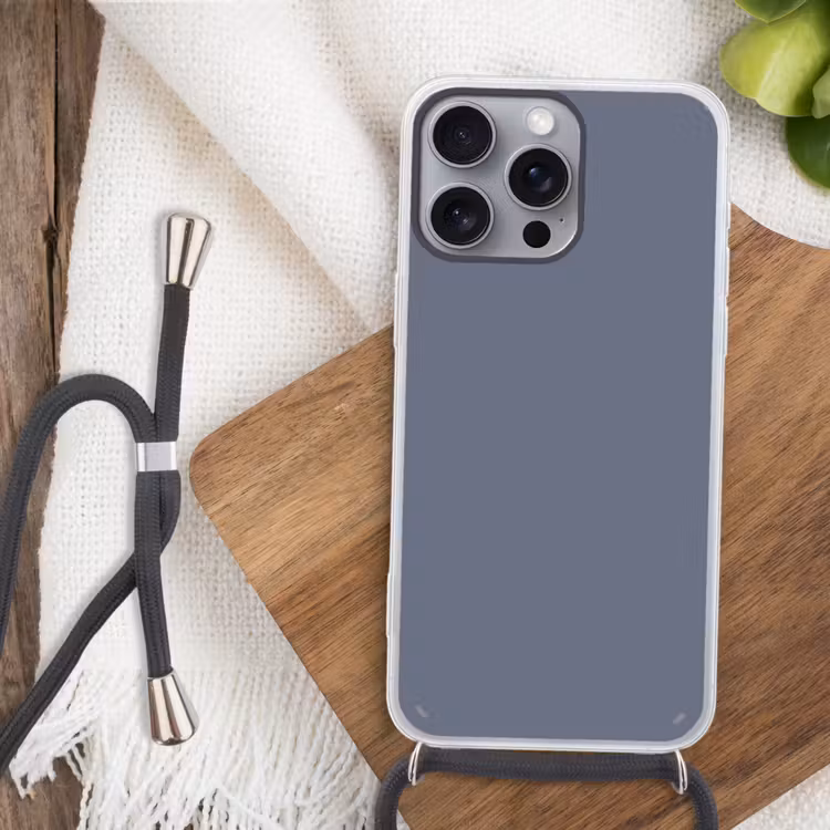 Slate - Whisper - Blauw Hoesje iPhone 16 Pro Max met koord klein 804 -sfeer4