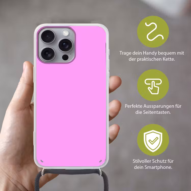 Soft - Lavender - Roze Hoesje iPhone 16 Pro Max met koord klein 804 -sfeer2_DE