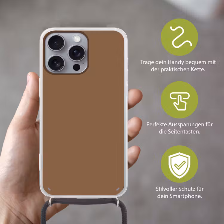 Soft - Walnut - Bruin Hoesje iPhone 16 Pro Max met koord klein 804 -sfeer2_DE